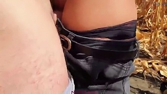 Young European Teen Gets Covered In Cum During Outdoor Farm Labor