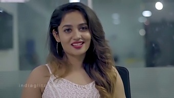 Indian Producer Cooperates With A Stunning Girl With Big Natural Tits And Puffy Nipples