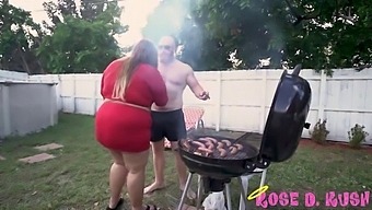 Rose Kush, Voluptuous Vixen, Pleasures With Nipple-Licking In Public