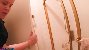 American Stepmom And Stepson Engage In Sexual Activity In The Bathroom Following Church Visit