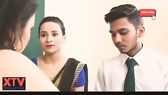 Indian Teacher And Student Engage In Sensual Massage And Sexual Activities