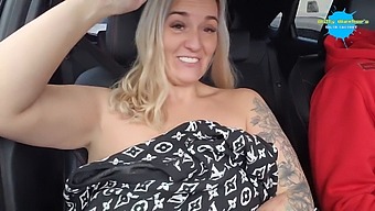 Stripping Outdoors In A Vehicle During The Day