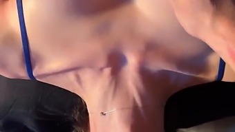 A Young Brunette Gives A Deep Oral Sex With A Mouthful Of Cum