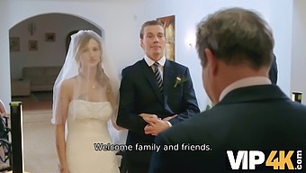 Hd Video Of A Brunette Teen, Olivia Sparkle, Having Sex While Wearing A Wedding Dress And Veil