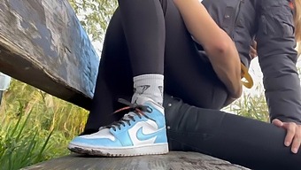 Amateur Girl Allows Public Pov Action In Park
