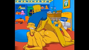 Marge, The Anal-Loving Housewife, Enjoys A Wild Encounter With A Hot Guy And Experiences Intense Pleasure As He Fills Her Ass With Cum, Causing Her To Squirt In All Directions. This Uncensored And Crazy Scene Features Anime-Style Toons And Showcases Her Big Natural Tits And Mature Legs.