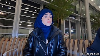 Nadja, The Veiled Iranian, Experiences Anal Sex In The Toilet And Corridor As Payment For A Plane