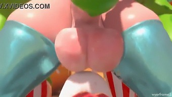 Beautiful Transsexual Princess Rosalina Gives A Blowjob In 3d Adult Movie.